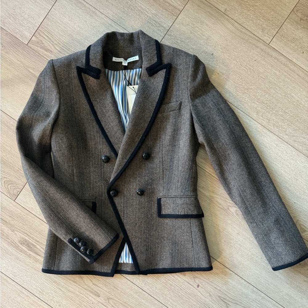 Veronica Beard Plaid Blazer NWT